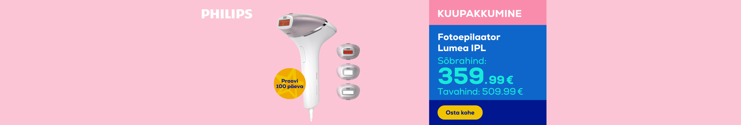 Fotoepilaator Lumea IPL	