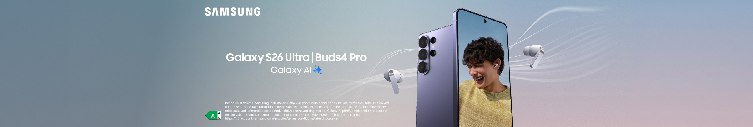 Vaheta oma vanad kõrvaklapid uute Samsung Buds4 või Buds4 Pro vastu ja saa 30 € soodustust.