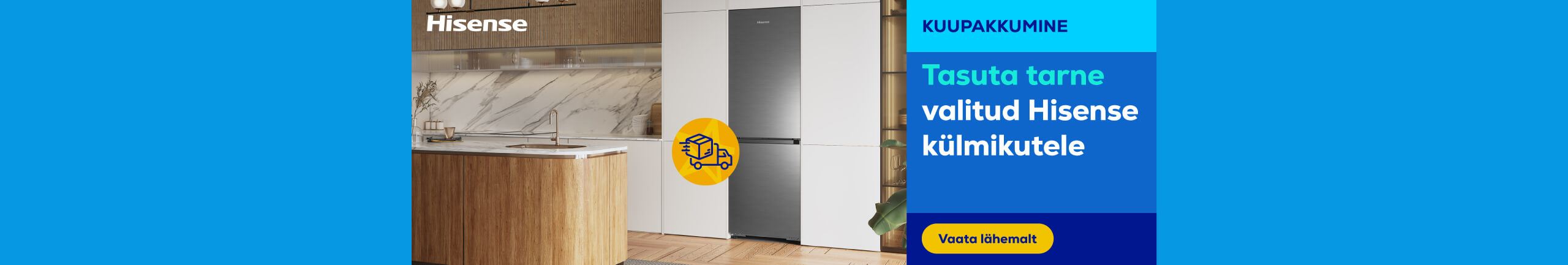 Free delivery on Hisense refrigerators