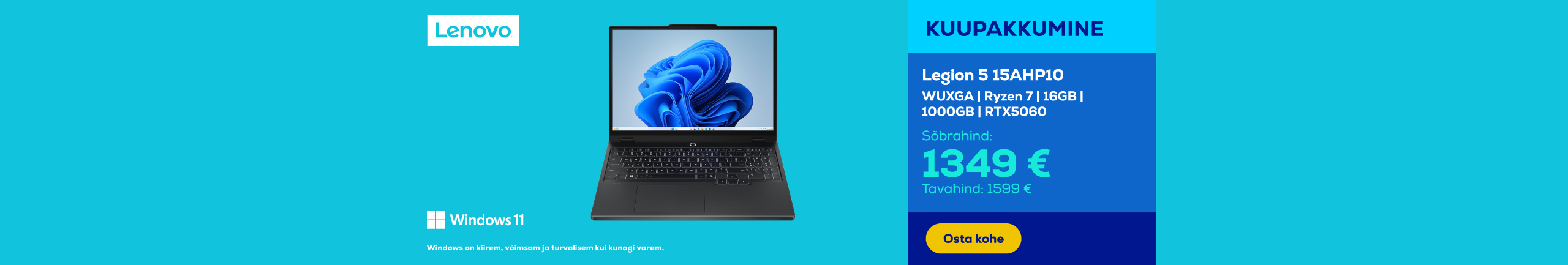 Gaming notebook Legion 5