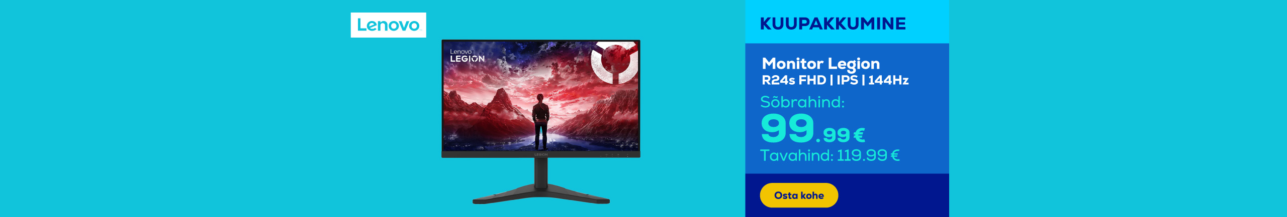 Mänguri monitor 24" Legion R24s