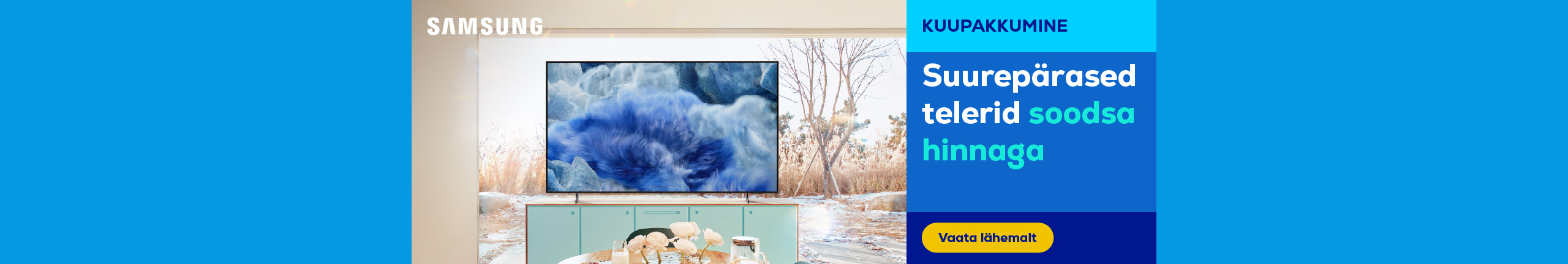 Discounts on selected Samsung TVs