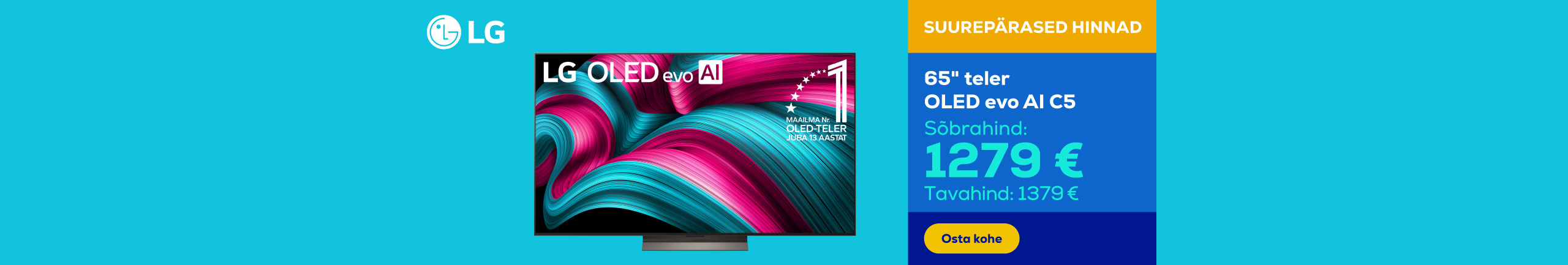 65" OLED evo AI C5 TV
