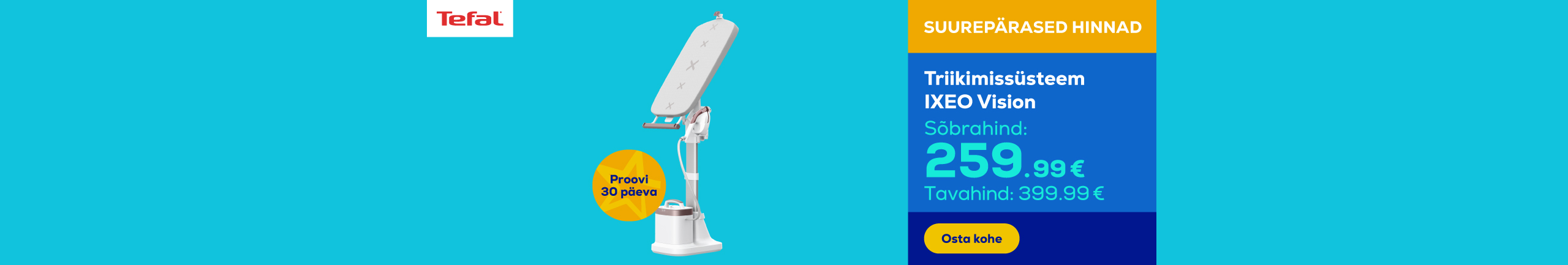 Triikimissüsteem IXEO Vision