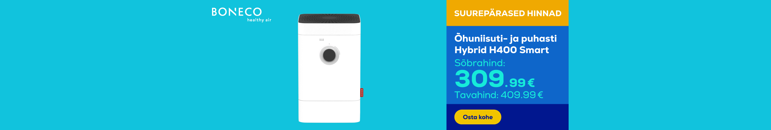 Humidifier & Air Purifier Hybrid H400 Smart