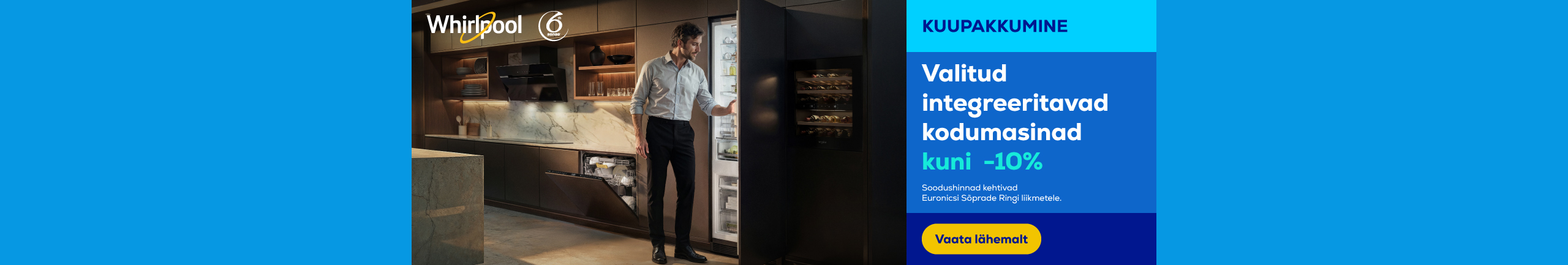 Selected built-in appliances up to -10 %	