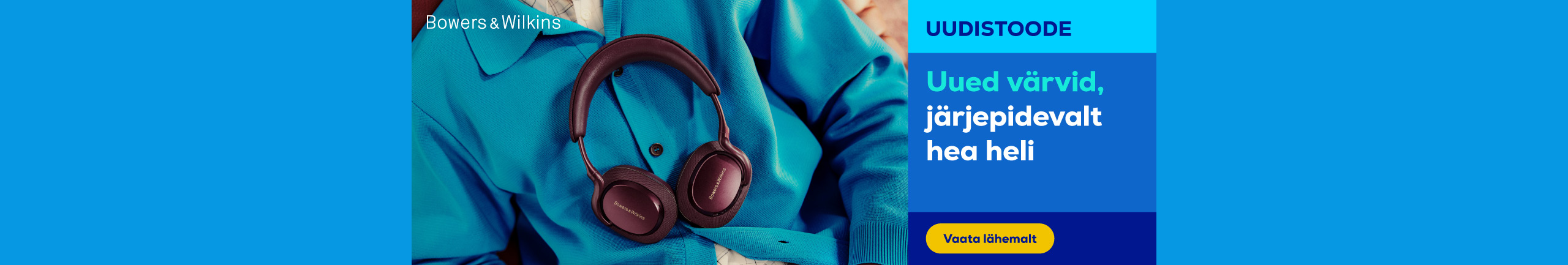 Bowers & Wilkins: Uued värvid, järjepidevalt hea heli