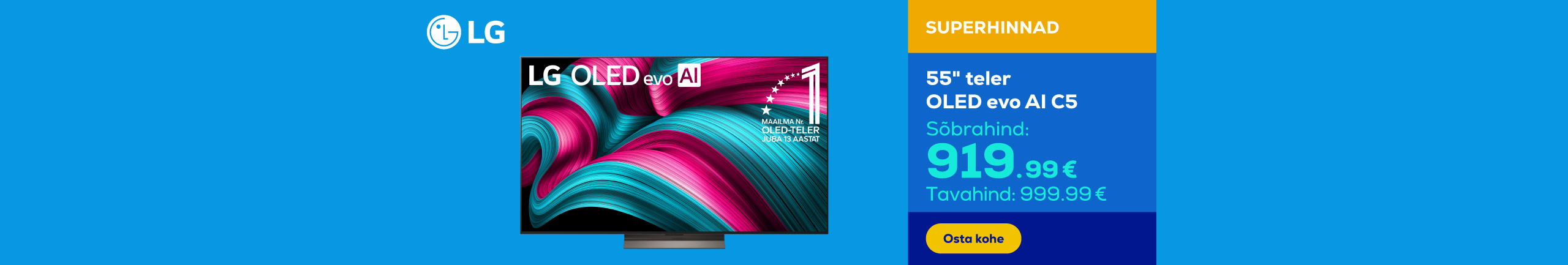 55" teler OLED evo AI C5