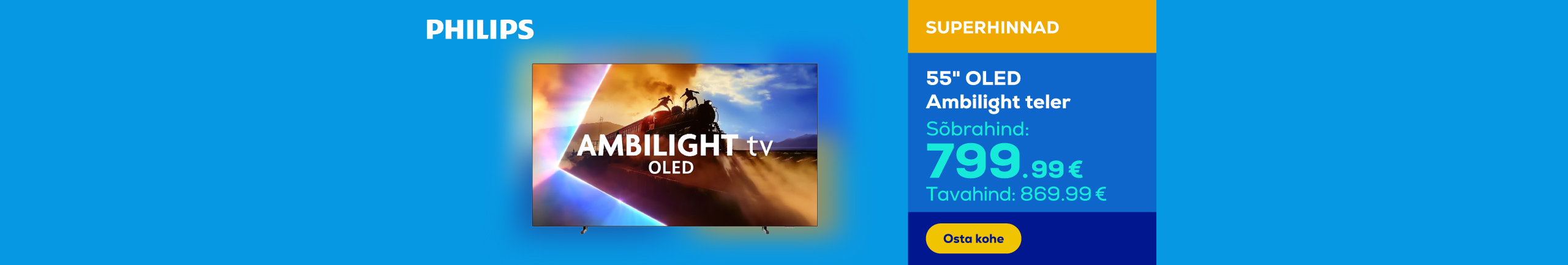 55" OLED Ambilight TV
