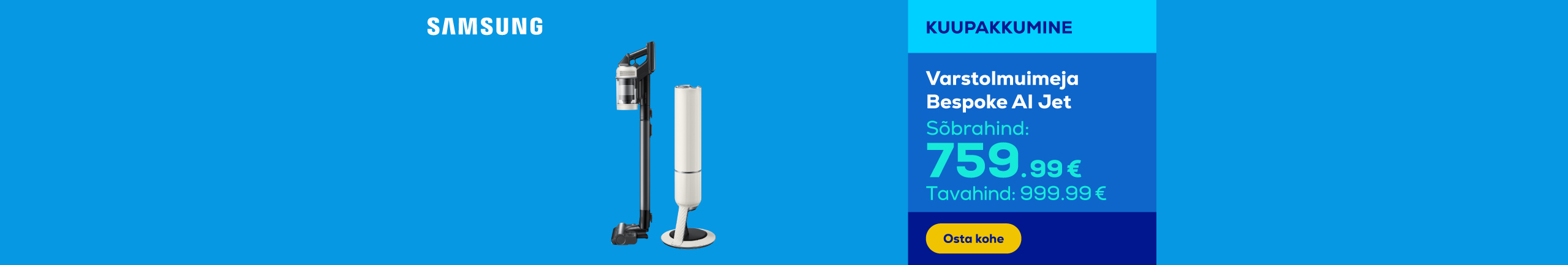 Cordless vacuum cleaner Bespoke AI Jet