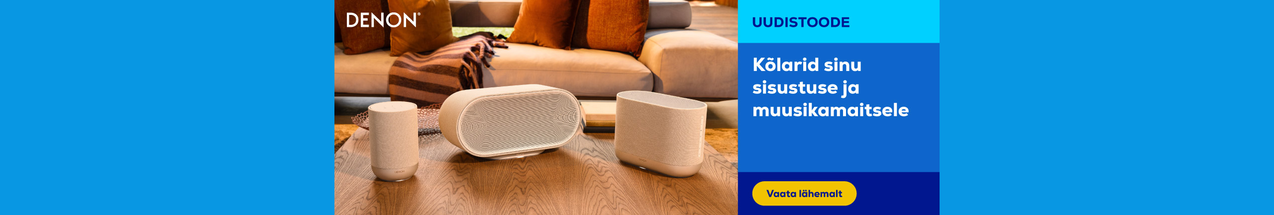 The new Denon wireless smart speakers