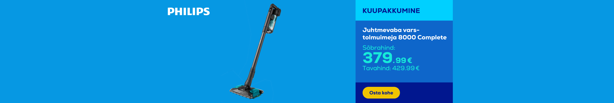 Cordless vacuum cleaner 8000 Complete