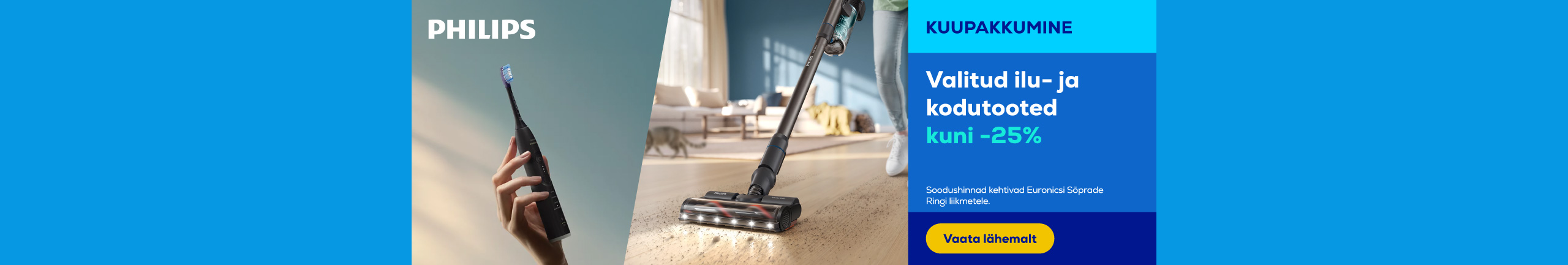 Selected Philips beauty and home products up to -25%