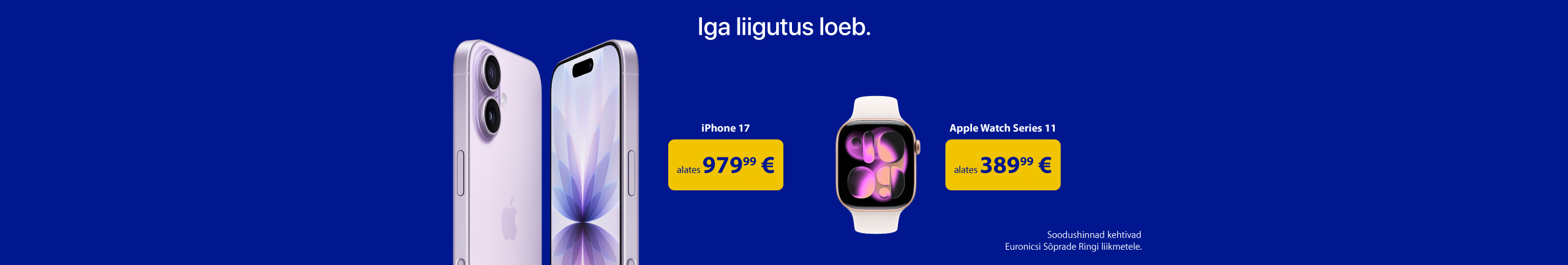 Rohkem liikumisrõõmu Apple’iga!