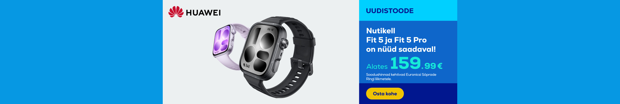 Smartwatch Fit 5 & Fit 5 Pro now available!