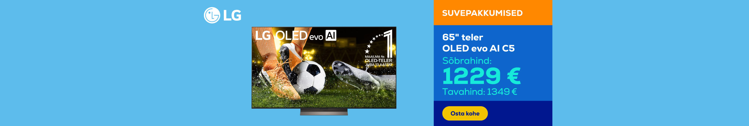 65" OLED evo AI C5 TV