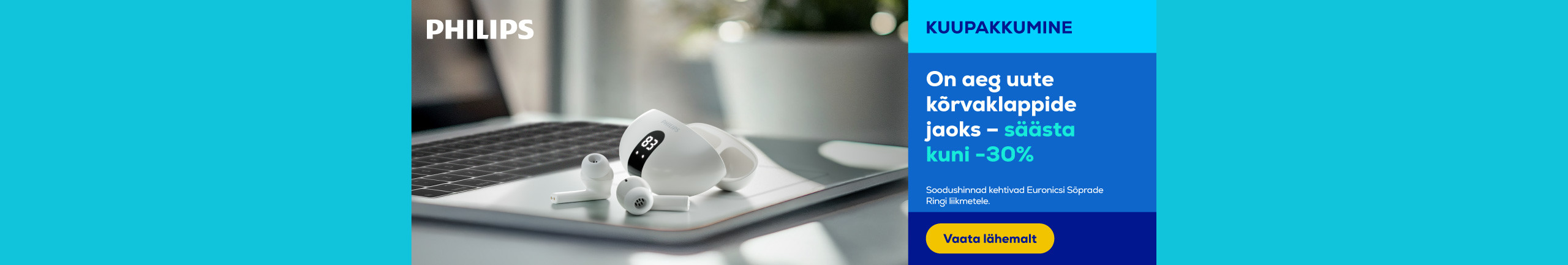 Philips headphones up to -30%