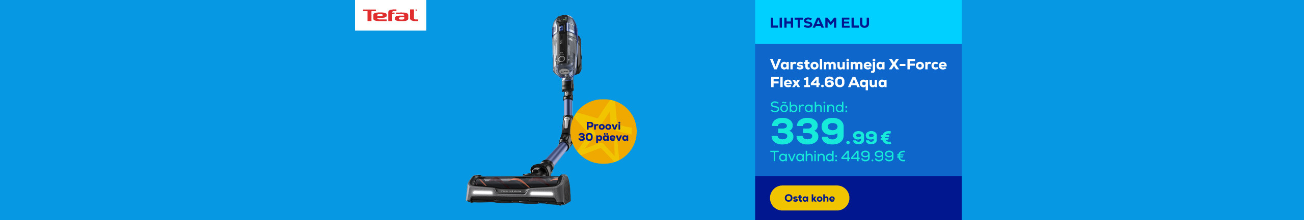 Cordless vacuum cleaner X-Force Flex 14.60
