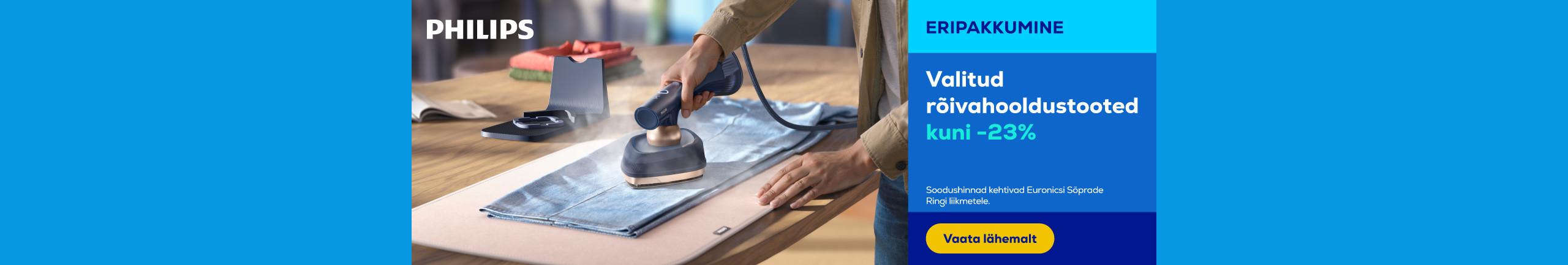 Selected Philips garment care products up to -23%