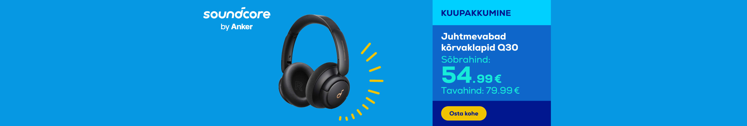 Discounts on Soundcore headphones