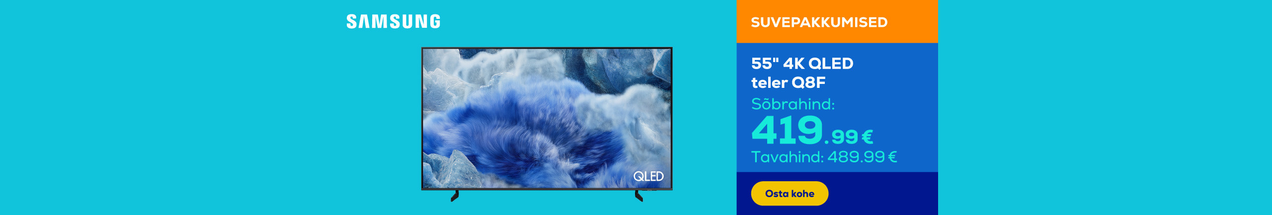 55" 4K QLED teler Q8F