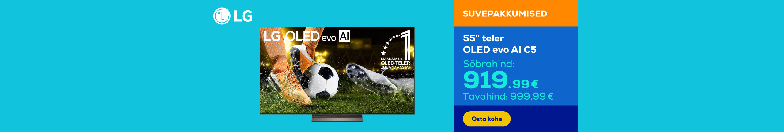 55" teler OLED evo AI C5