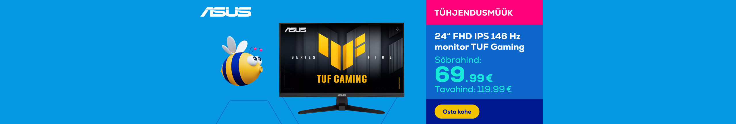 Monitor TUF Gaming 24" | FHD | IPS | 146 Hz