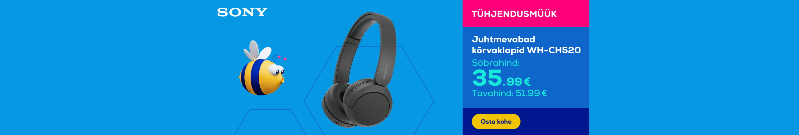 Wireless headphones WH-CH520