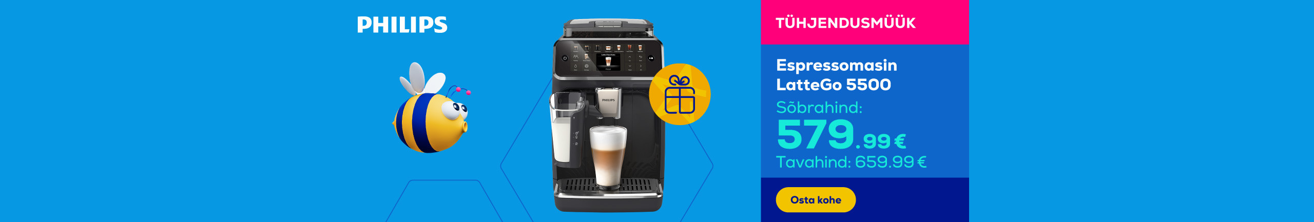 Espressomasin LatteGo 5500