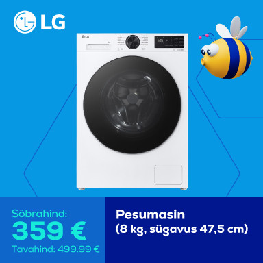 Washing machine (8 kg, depth 47,5 cm)	