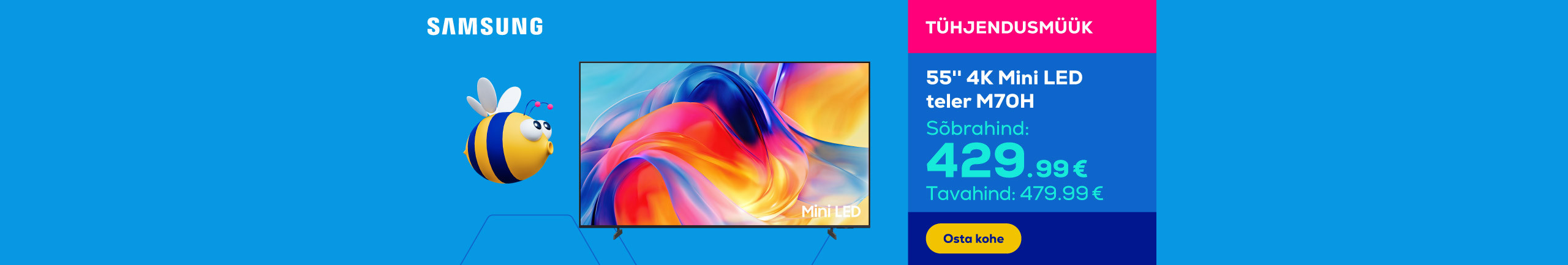 55'' 4K Mini LED teler M70H