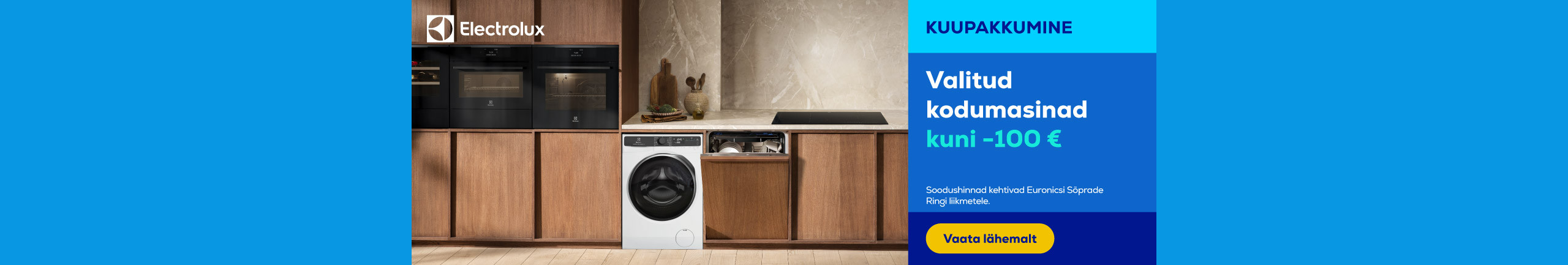 Selected Electrolux home appliances up to -100 €