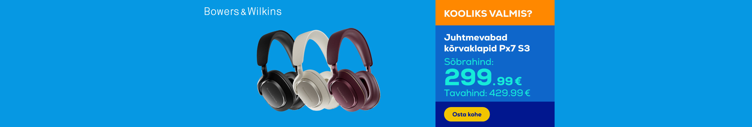 Wireless headphones Px7 S3