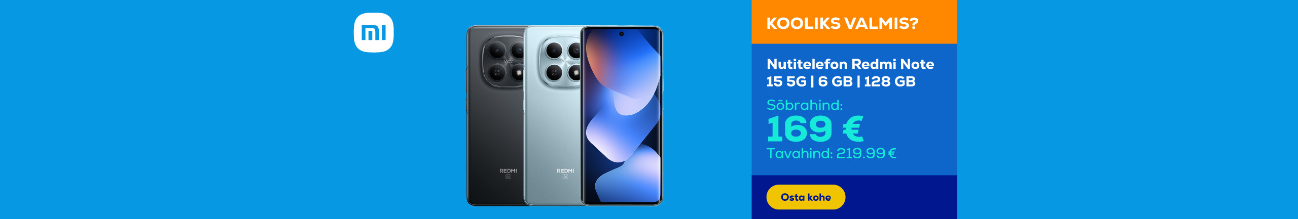 Smartphone Redmi Note 15 5G | 6 GB | 128 GB
