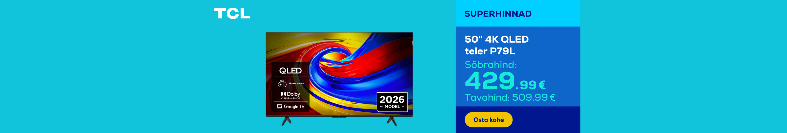 50" 4K QLED P79L TV