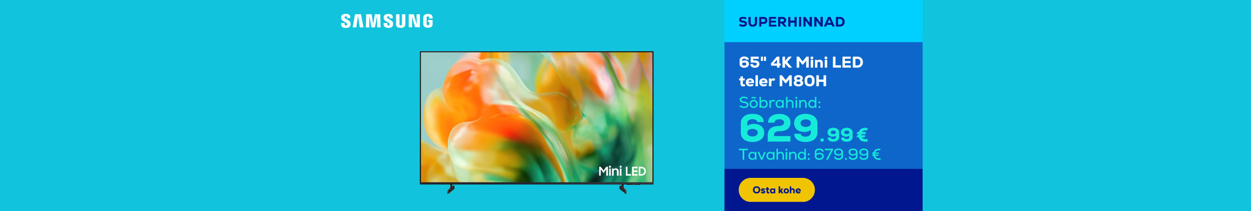 65" 4K Mini LED M80H TV