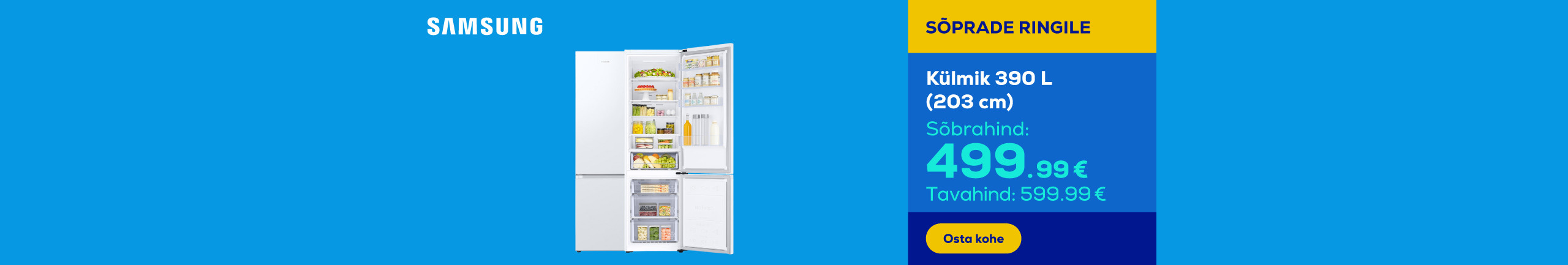Refrigerator 390 L (203 cm)