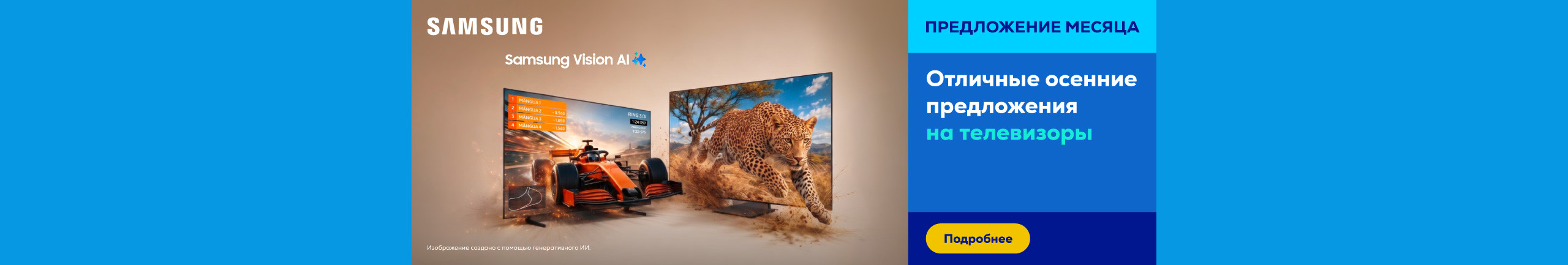 Отличные осенние предложения на телевизоры Samsung