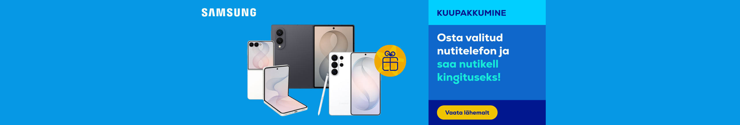 Buy Samsung smartphone and get Samsung smartwatch as a gift
