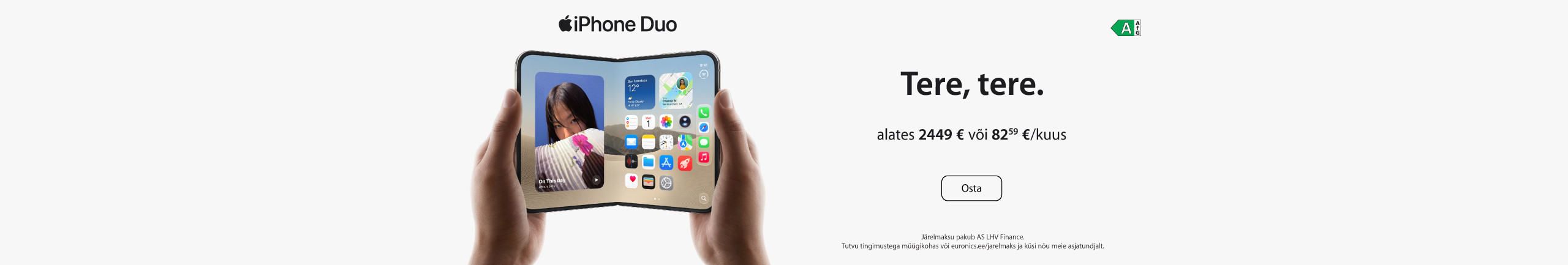 Osta oma iPhone Duo juba täna!