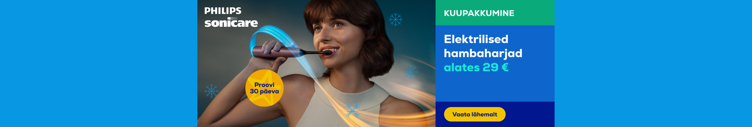 Philips Sonicare electric toothbrushes from 29 €