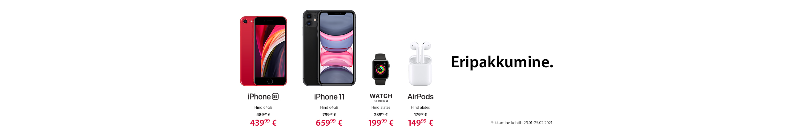 New FrontPageSlider Apple'i eripakkumised
