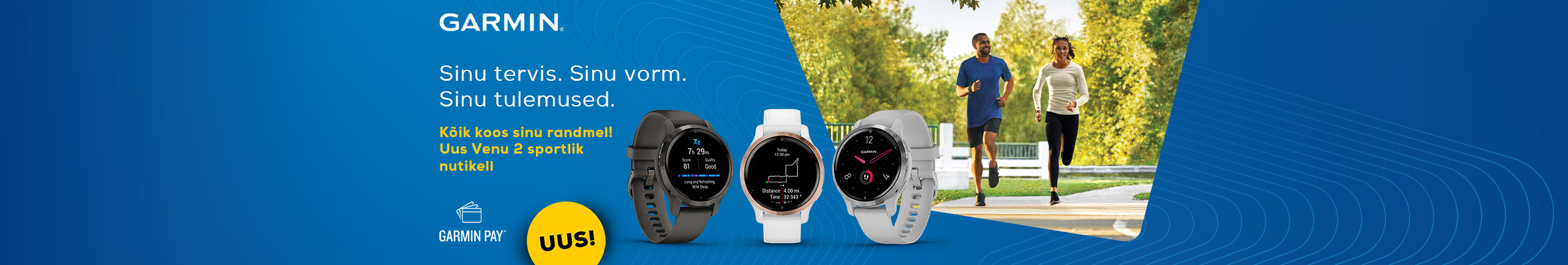 Garmin Venu 2 - nüüd müügil!