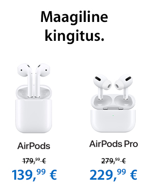 Header Menu Apple AirPods and AiPods Pro