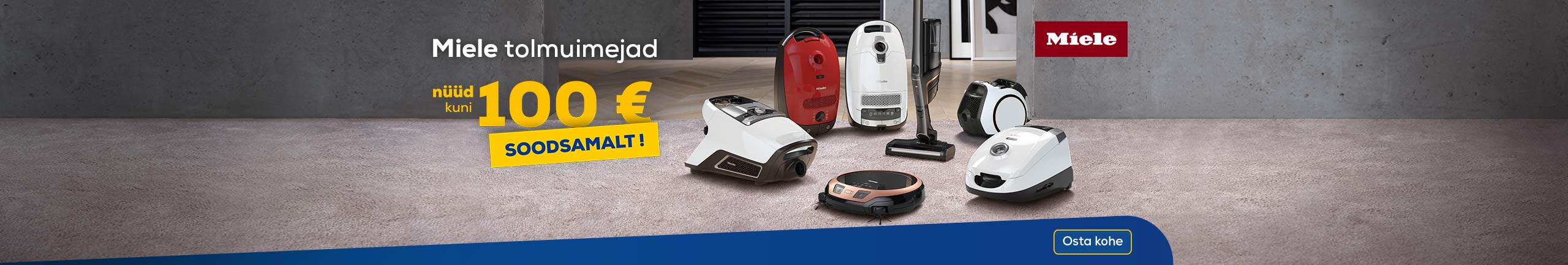 Miele vacuum cleaner discount up to -100 €