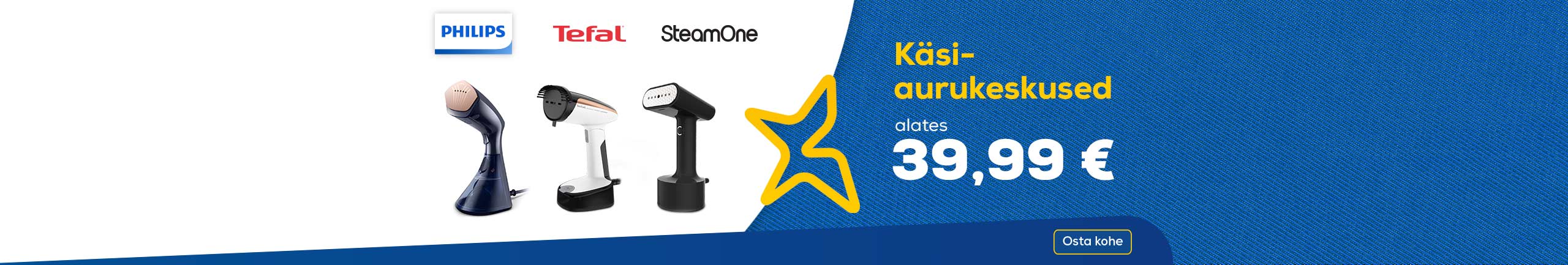 Hand steamers starting from 39,99 €