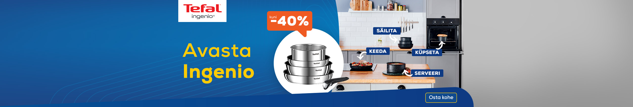 Tefal Ingenio up to - 40%
