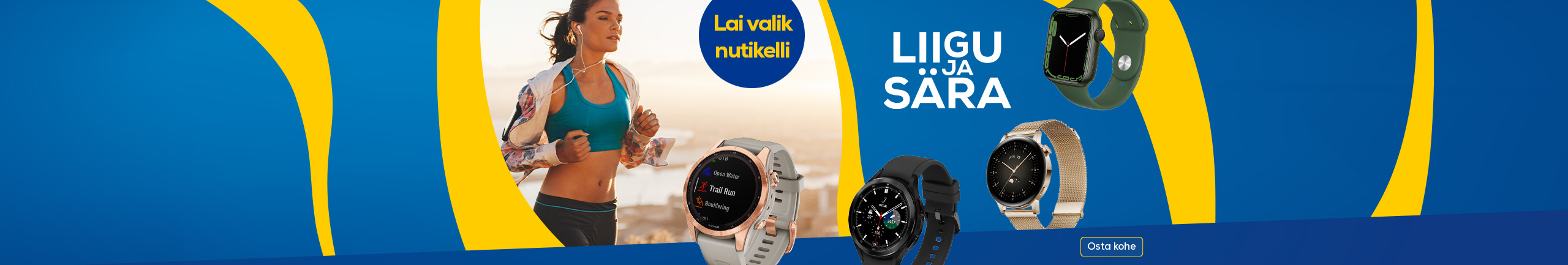 Move and Shine! Wide selection of smart watches