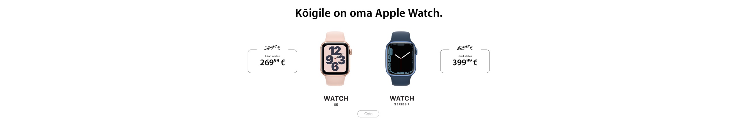 Apple Watch eripakkumine!