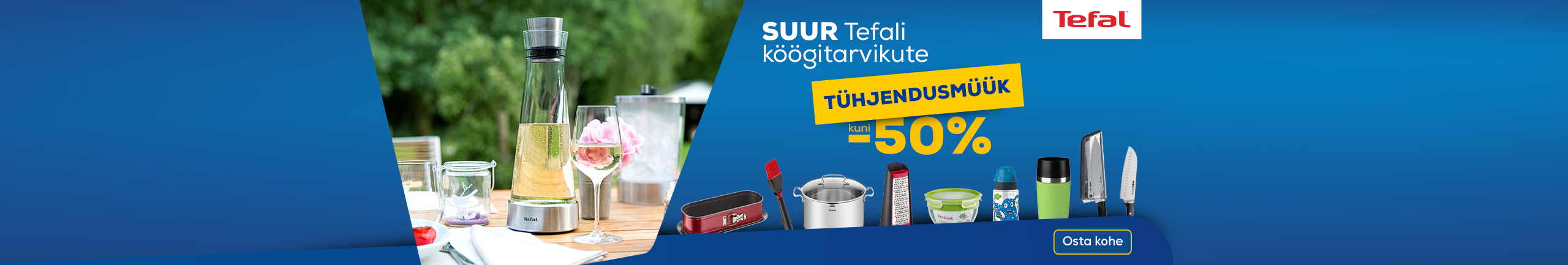 Tefal cookware discount up to -50%!